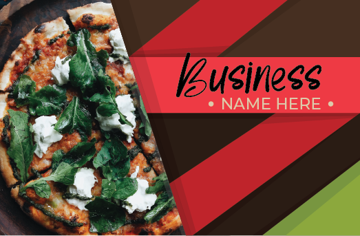 Gift card design artisan pizza