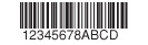 Plastic gift cards commonly use a Barcode 128, shown here.
