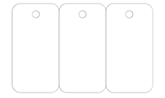 CardPrinting.com image of a 3-up key tag unit
