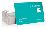 Loyalty plastic card printed by CardPrinting.com