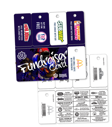 Five Shopper. One card plus five detachable key tags